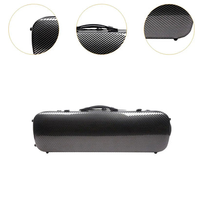 4/4 Violin Hard Case Built in Hygrometer with Coded Lock Lightweight Protective