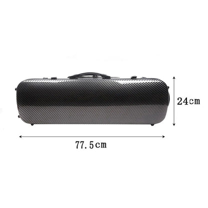 4/4 Violin Hard Case Built in Hygrometer with Coded Lock Lightweight Protective