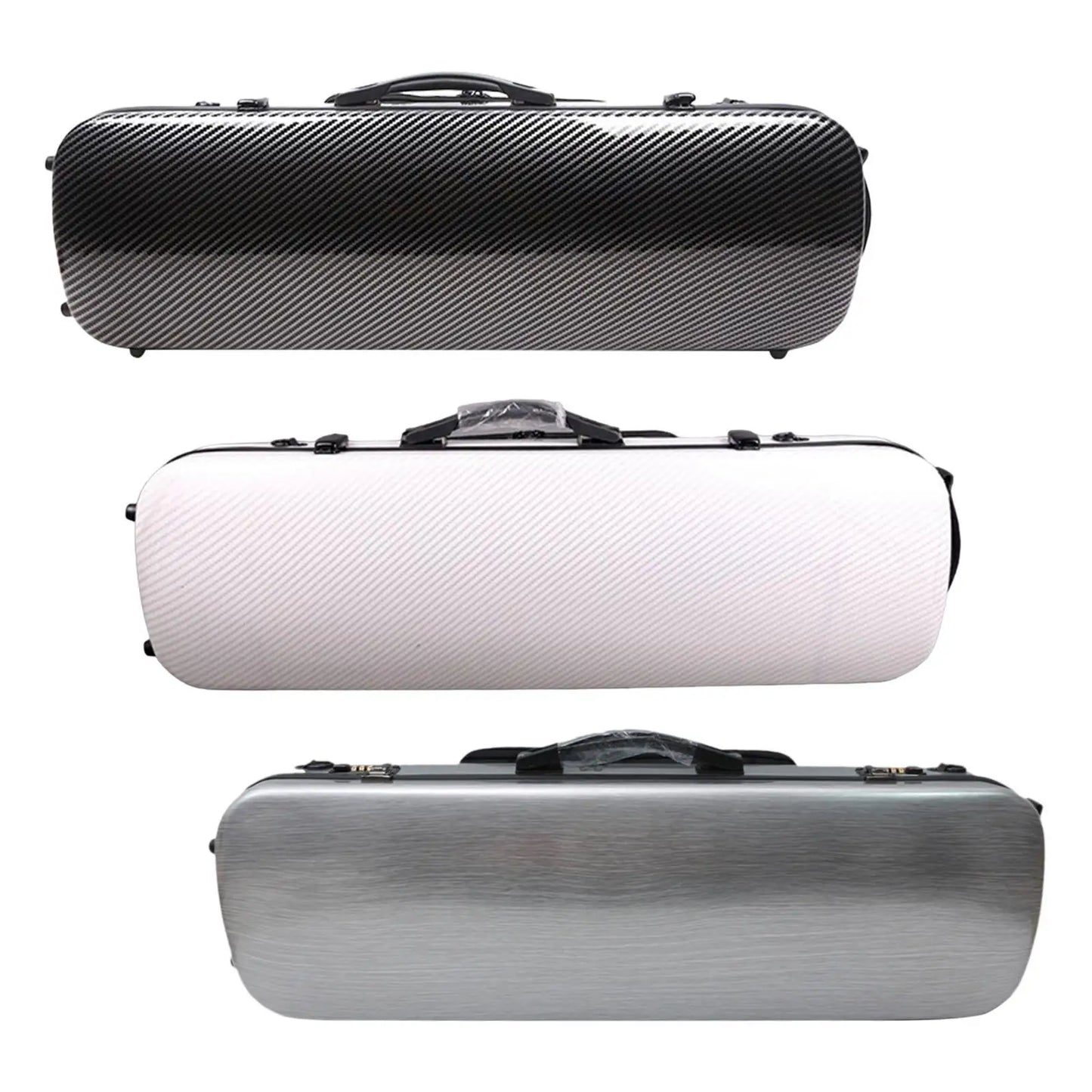 4/4 Violin Hard Case Built in Hygrometer with Coded Lock Lightweight Protective