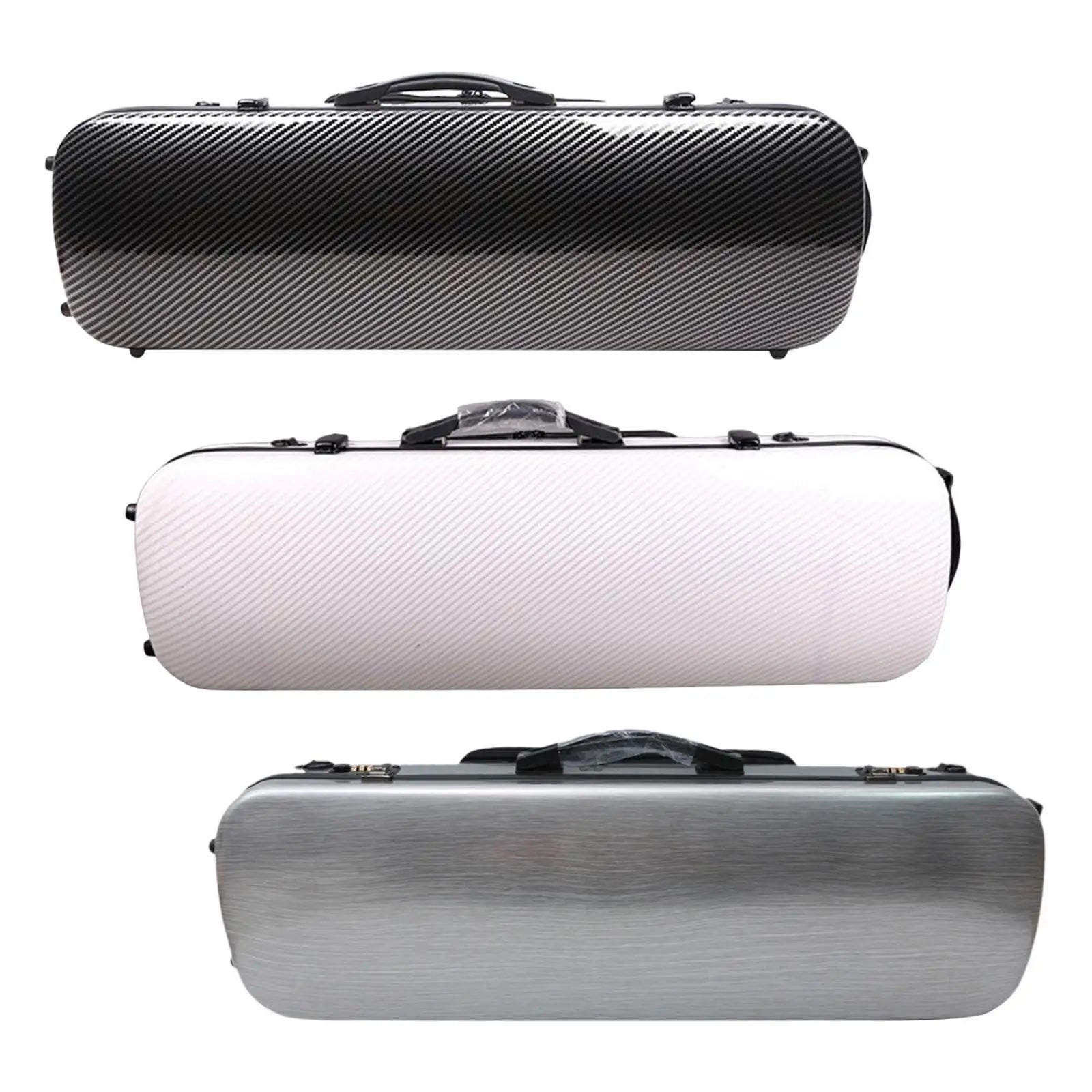 4/4 Violin Hard Case Built in Hygrometer with Coded Lock Lightweight Protective